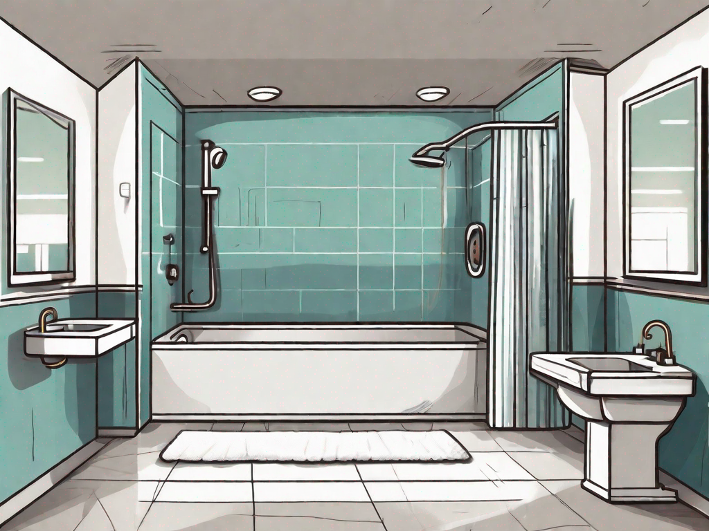 What modifications can make a bathroom more accessible?