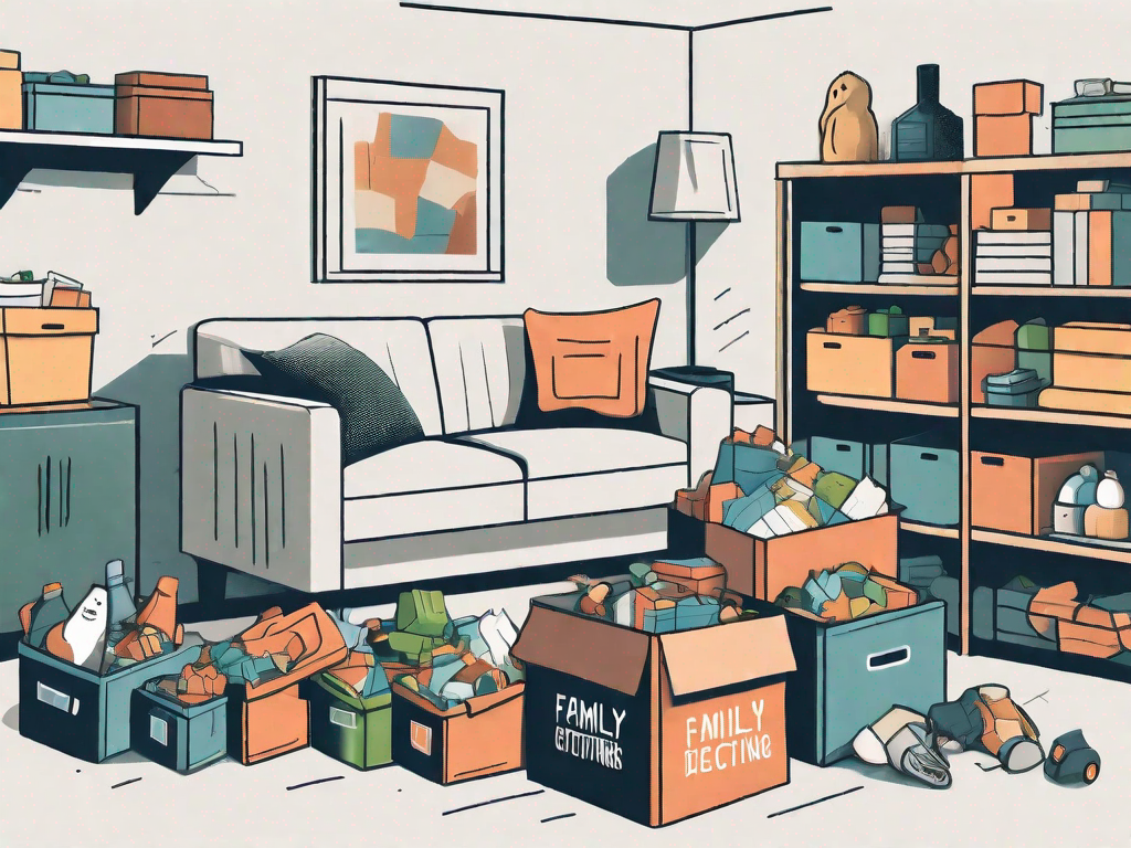 How can I involve my family in the decluttering process?