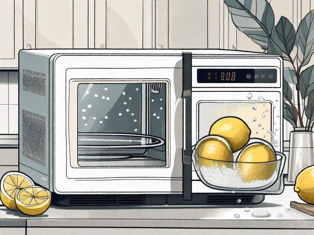 What are the best practices for cleaning a microwave oven?