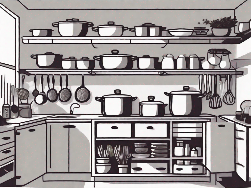 How can I maximize storage in a small kitchen?