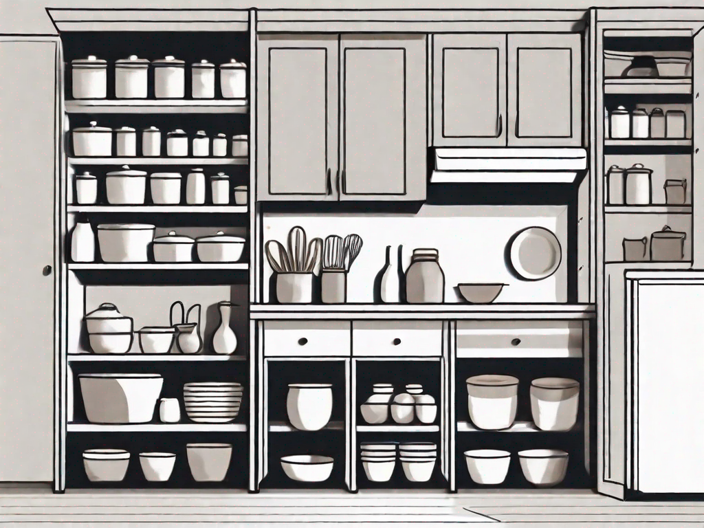 How can I organize my pantry efficiently in a small kitchen?