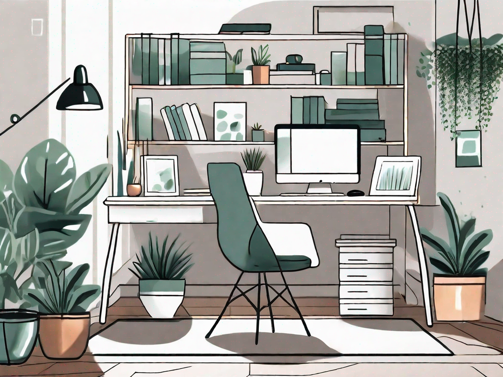 How can I create a functional home office space?