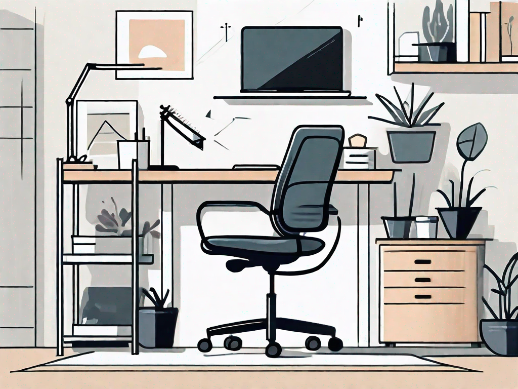 What is ergonomic furniture, and why is it important for a home office?