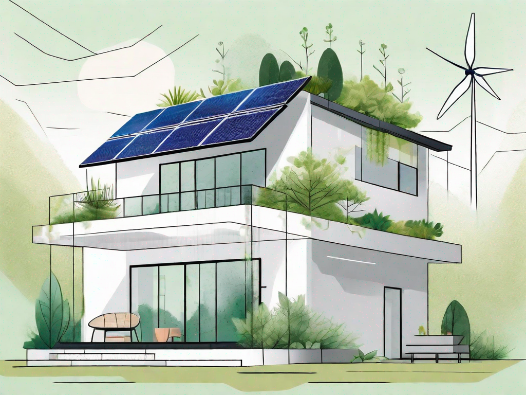 What are the psychological benefits of living in an eco-friendly home?