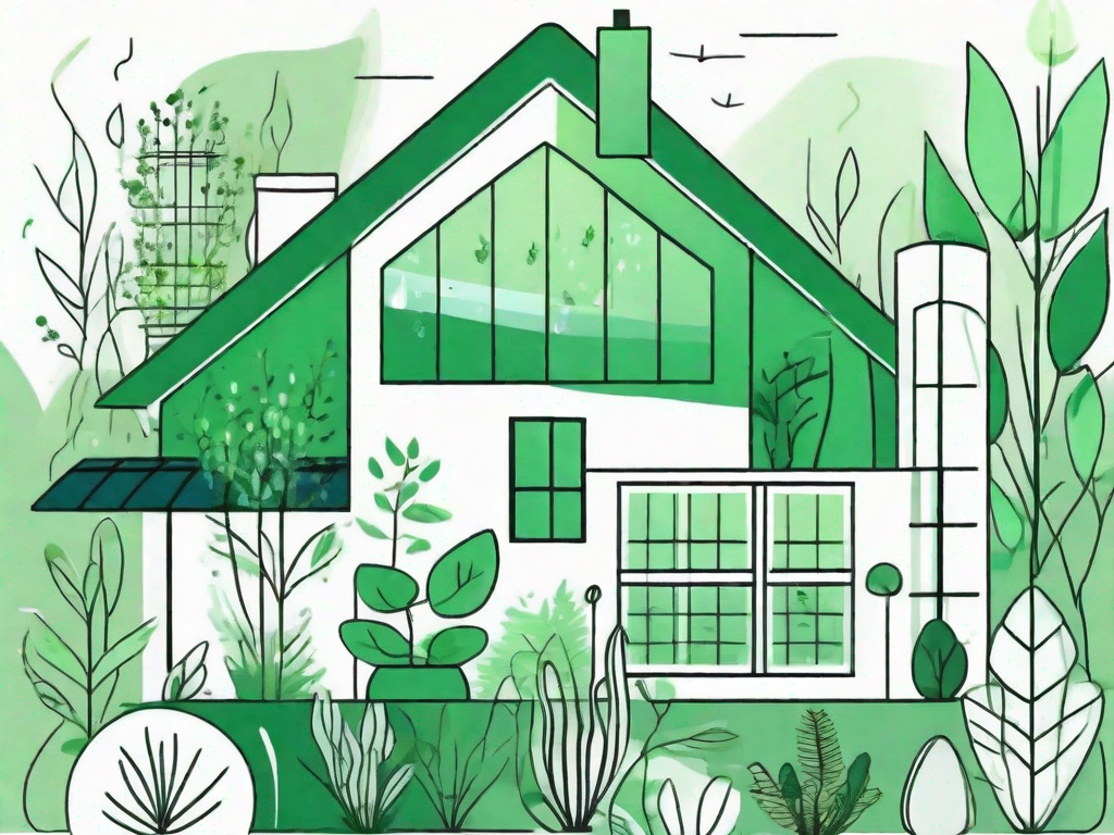 How do green homes affect allergies and respiratory conditions?