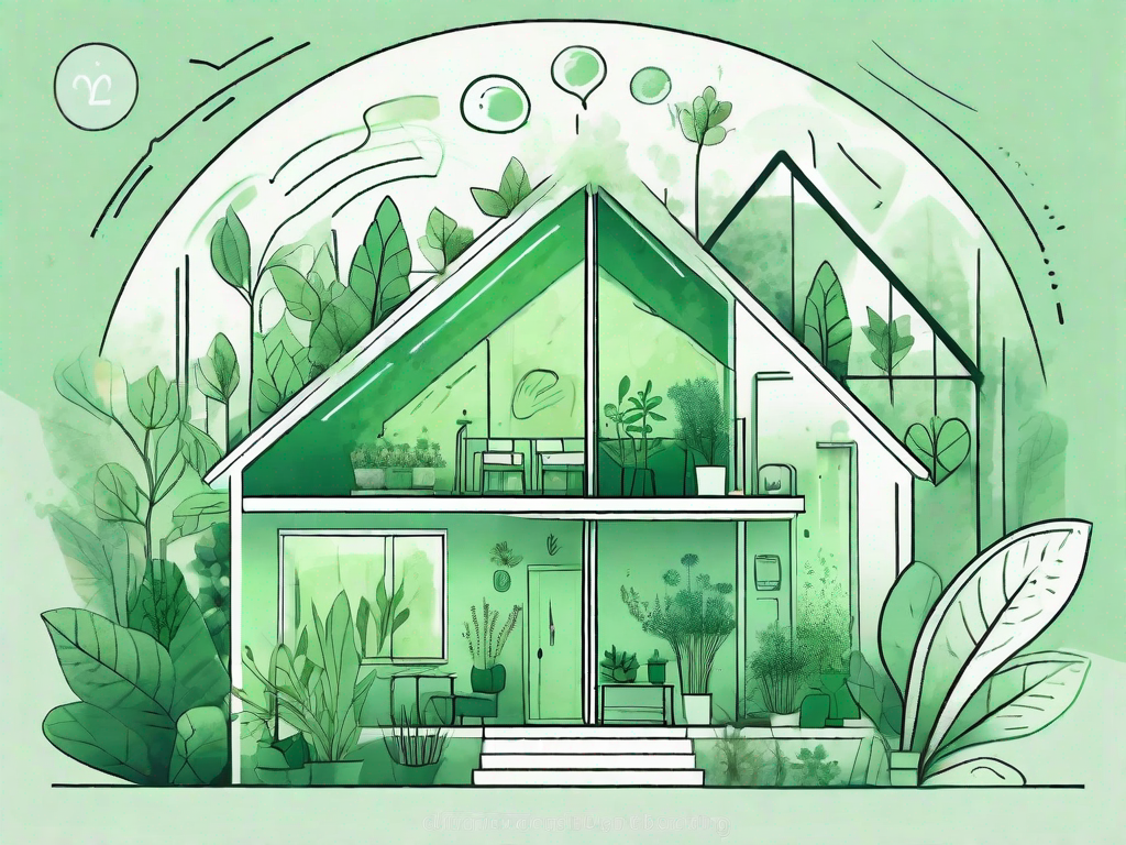 How do green homes manage humidity and its effects on health?