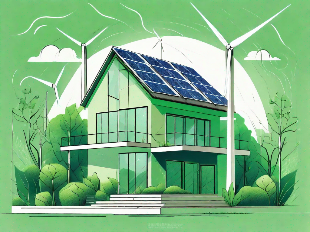 How do green homes contribute to reduced stress levels?