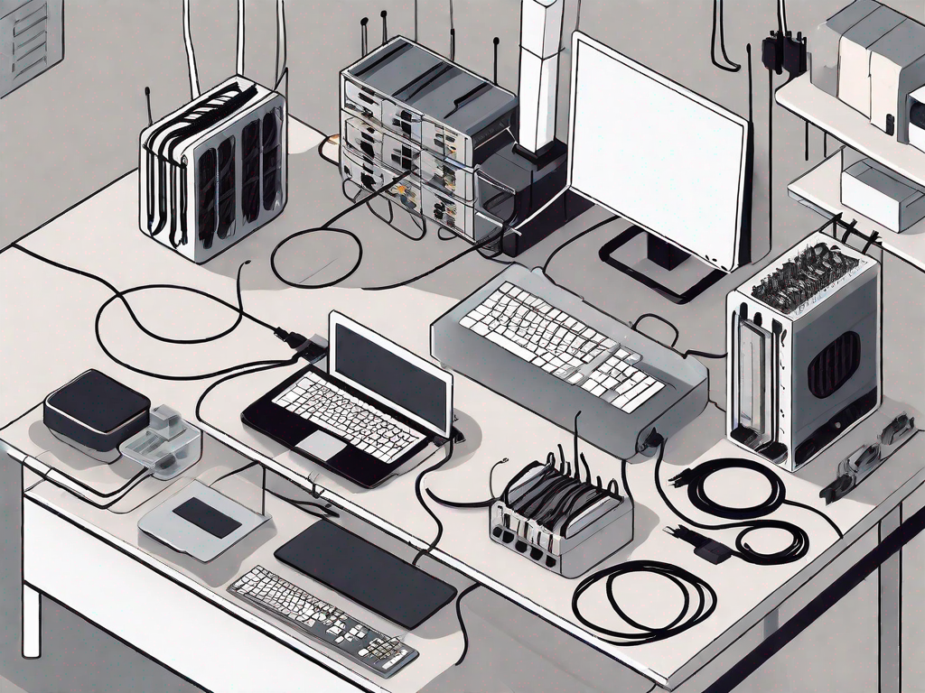 How can I manage cable clutter in my workspace?