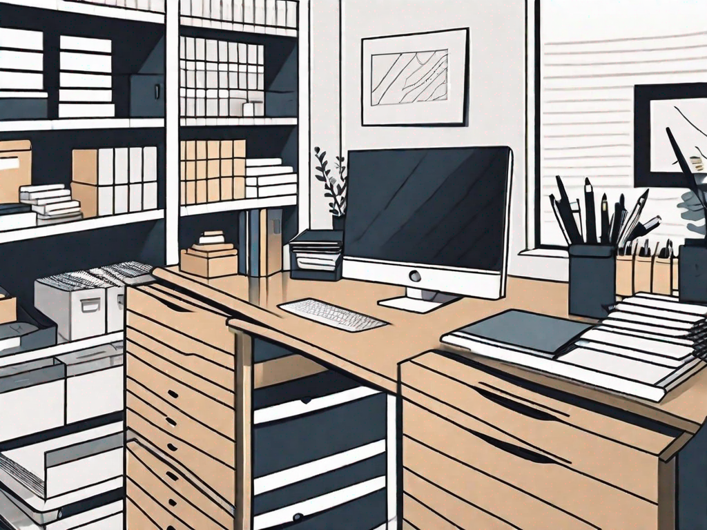 What are effective storage solutions for office supplies?