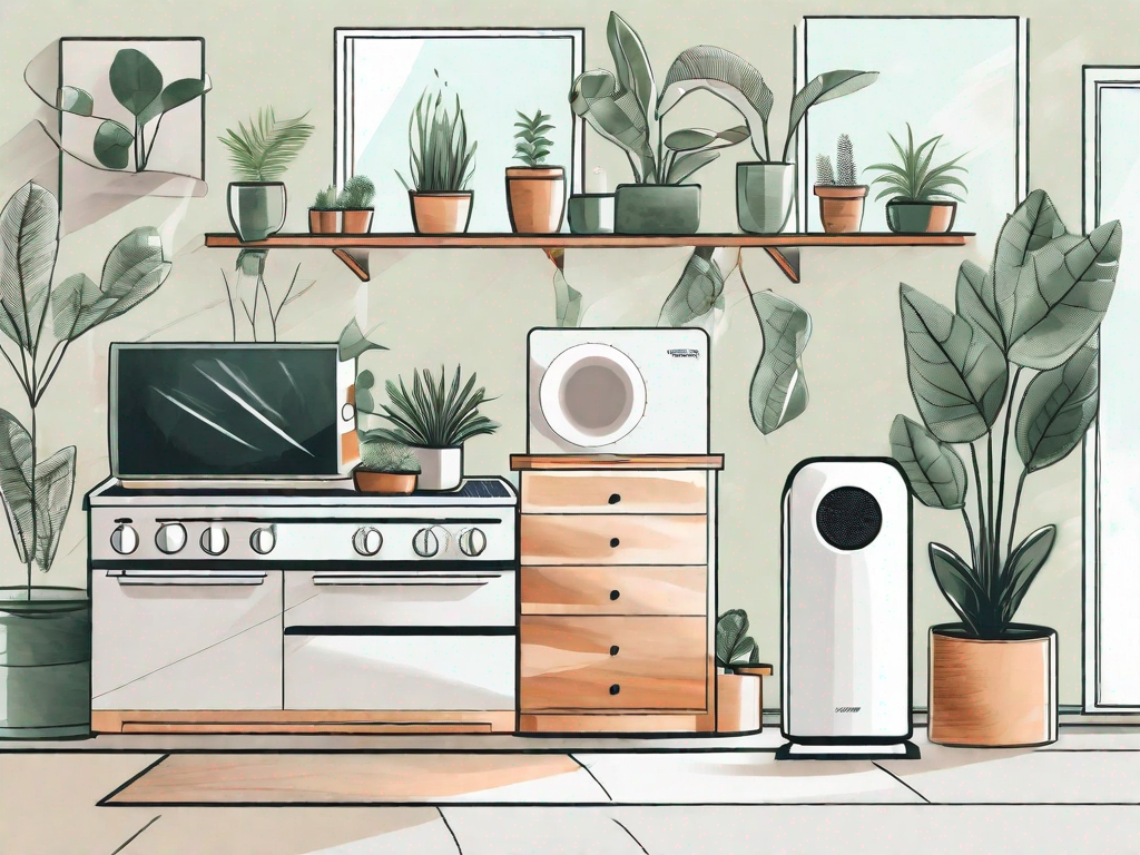 How do eco-friendly appliances impact indoor air quality?