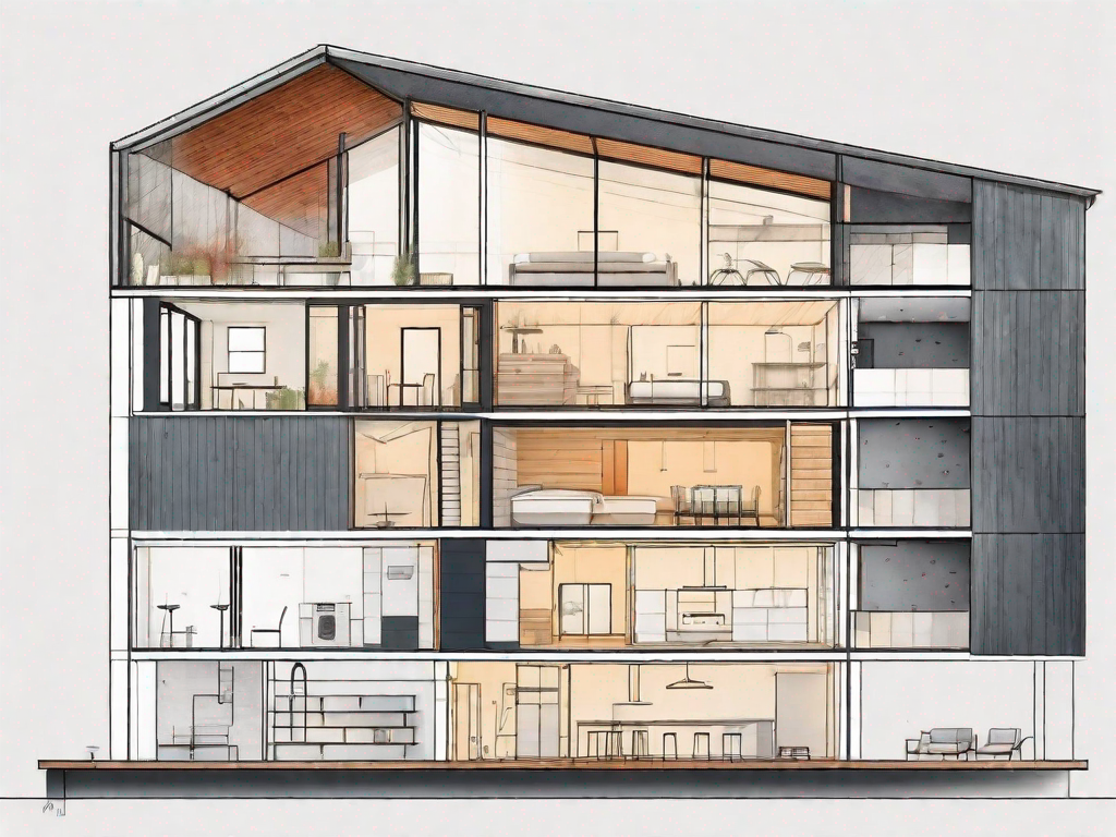 How does a passive house achieve energy efficiency?