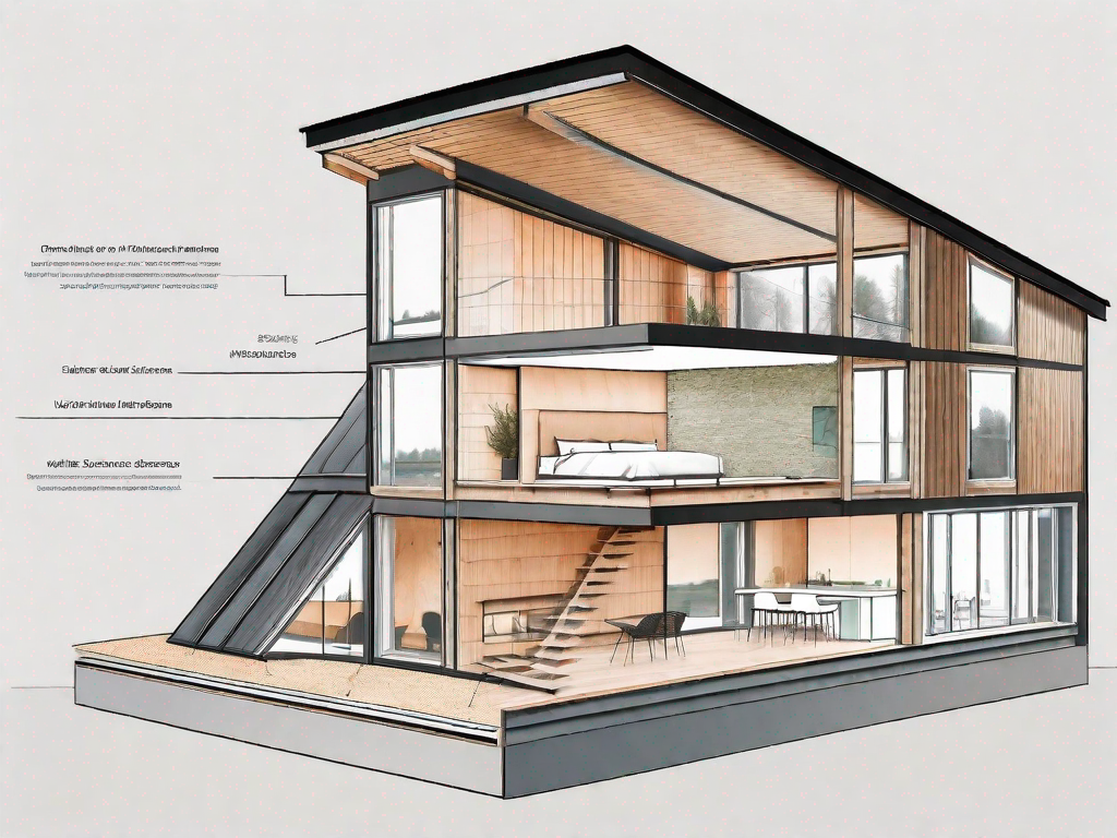 What are the main principles behind passive house design?