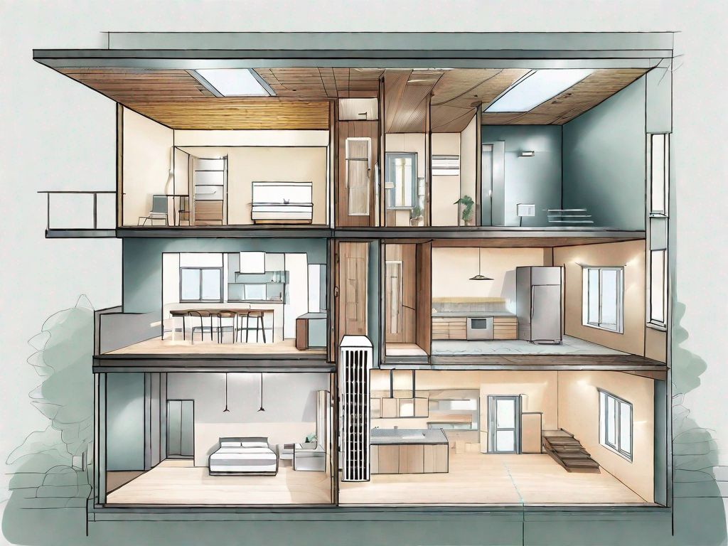 How do passive houses manage ventilation and air quality?