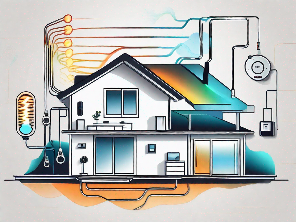 How do motion sensors and automated routines help in reducing energy waste?