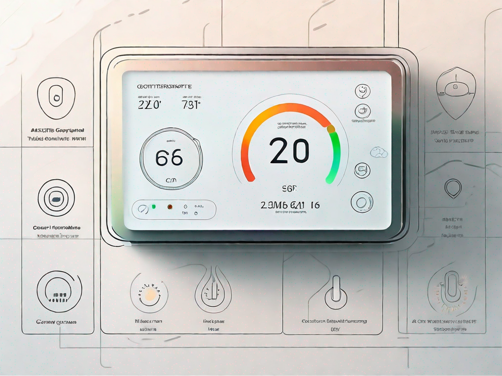 How do geofencing and other advanced features work with smart thermostats?