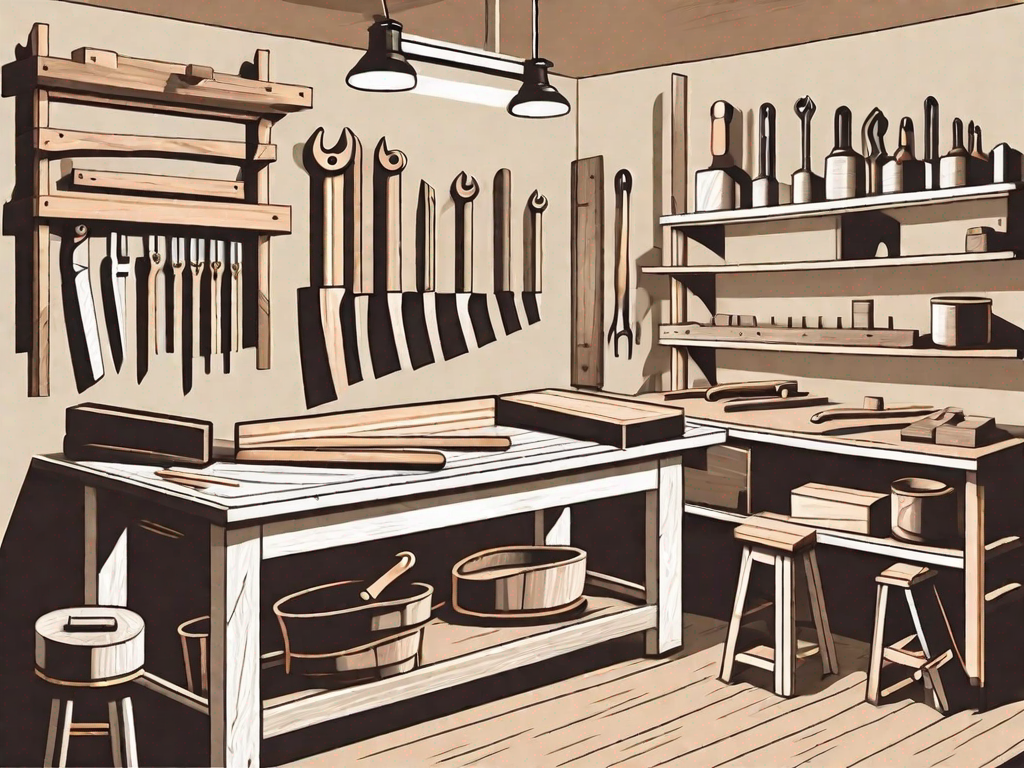 What are the essentials for setting up a woodworking workshop?