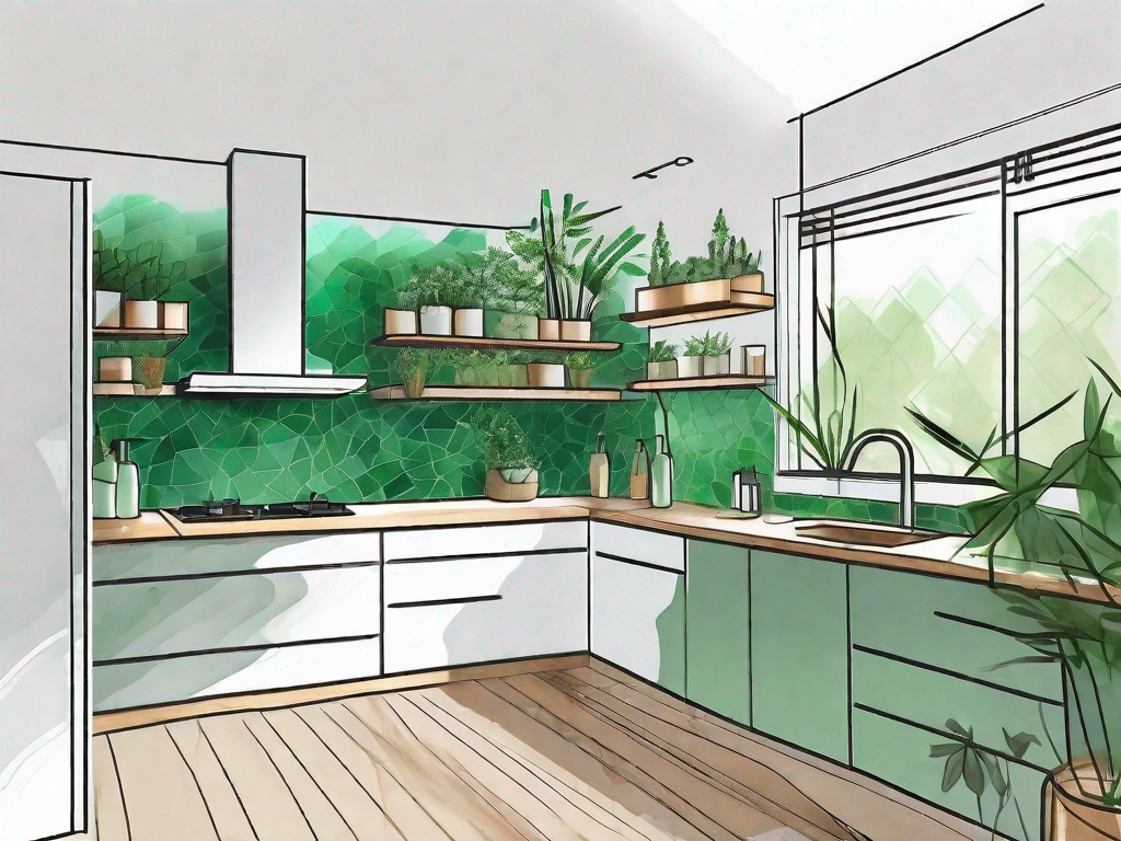 Are there eco-friendly options for kitchen and bathroom countertops?