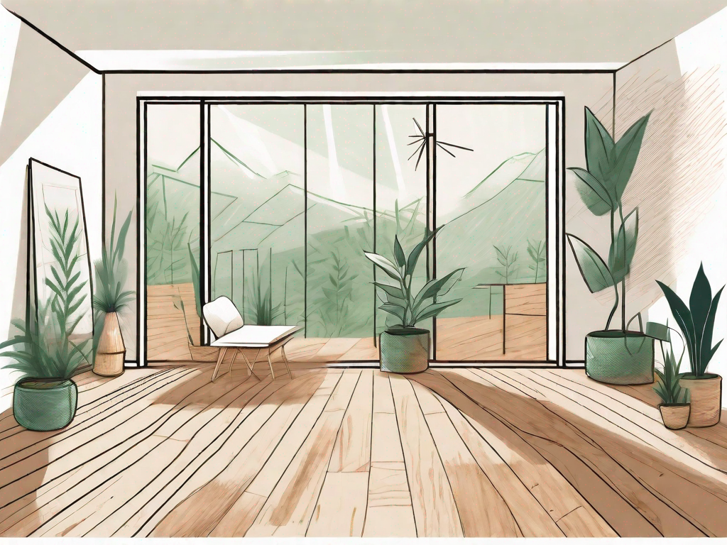 How do sustainable materials impact indoor air quality?