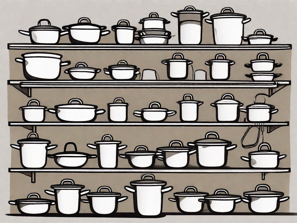 How do I manage pots, pans, and lids effectively?