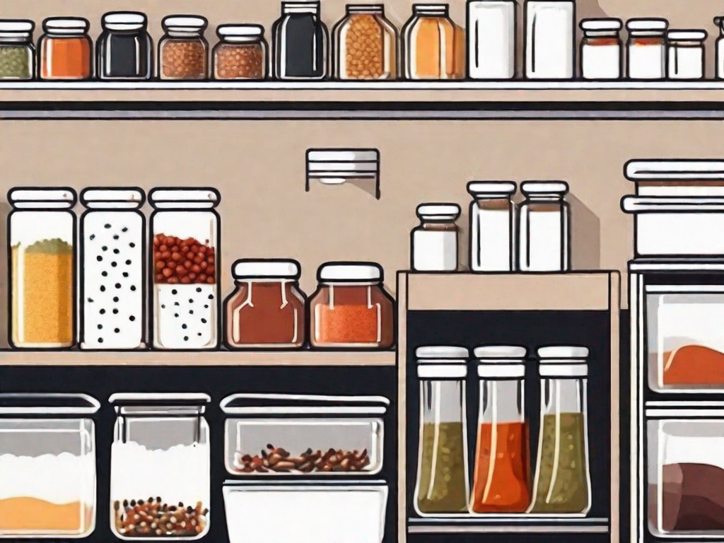 What are the best storage solutions for spices and condiments?