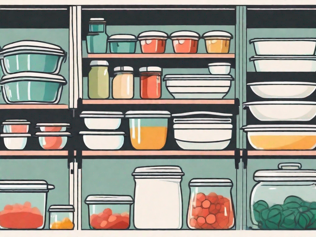 How do I manage Tupperware or food container storage?