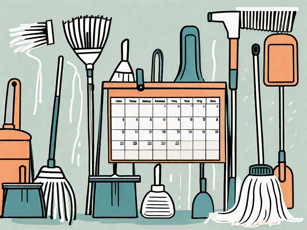 How do I create a weekly cleaning schedule?